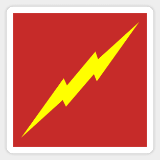 Yellow lightning bolt Magnet